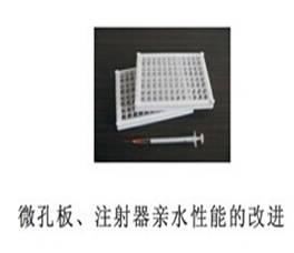 微孔板、注射器親水性能的改進