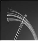 對(duì)于薄毛細(xì)管，與微流控芯片中的壓降相比，沿著管的壓降可以變得不可忽略和/或占優(yōu)勢(shì)。由管的流體阻力引起的這種壓降可以通過使用Poiseuille low來近似如下：dP =8Lη.Q/ pi.R ^ 4。其中L是管長(zhǎng)，Q是管中的流速，η是流體的粘度。典型數(shù)字在下表中給出。 流體阻力通常用于微流體裝置中，以消除由液滴產(chǎn)生造成的流速不穩(wěn)定性和壓力變化，或使低流阻設(shè)置在低流速下工作。 標(biāo)準(zhǔn)微流控導(dǎo)管的優(yōu)點(diǎn)和缺點(diǎn) 	5/32管	1/16管材	1/32管道	1/16毛細(xì)管 導(dǎo)管套件	?Luer Lock 7/32管件套件	?1/16 TYGON油管套件 ?1/16 PTFE TEFLON管件套件	?1/32 PTFE管材套件	??1/16 Peek流動(dòng)阻力套件 外徑&nbsp;尺寸（mm）	5/32（4）	1/16（1.6）	1/32（0.8）	1/16（1.6） 內(nèi)徑&nbsp;尺寸（mm）	1/8（3.2）	500微米	300微米	65μm 死體積&nbsp;（1）	450μL	20μL	7μL	0.33μL 壓強(qiáng)&nbsp;（2）	0.12Pa /（μL/ min）	65Pa /（μL/ min）	500Pa /（μL/ min）	17000Pa /（μL/ min） 合規(guī)因素&nbsp;（3）	18％/ MPa（8.1μL）	11％/ MPa（220 nL）	0.4％/ MPa（2.8nL）	0.05％/ MPa（16μL） 最大 工作壓力	2.5bar	> 10bar*	> 100bar*	> 100bar* 油管類型	Tygon R3603	Tygon S54HL或PTFE	PTFE	PEEK 優(yōu)點(diǎn)	?兼容各種直徑。 ?使用方便。 ? 對(duì)于大多數(shù)應(yīng)用而言，流體阻力可忽略不計(jì)。	?易于處理。 ?適用于大多數(shù) 應(yīng)用。	?合規(guī)性很低。 ?耐高壓。	?合規(guī)性很低。 ?耐高壓。 缺點(diǎn)	?軟管（低流量高順應(yīng)性）。 ?高死體積。 ?如果管道移動(dòng)，則容量變化很大。 ?中等壓力。	?高流體阻力。	?套圈是強(qiáng)制性的。 ?高流體阻力。	?套圈是強(qiáng)制性的。 ?高流體阻力。 典型 應(yīng)用	?大流量連接&nbsp;&nbsp;（壓力控制器 - 儲(chǔ)液器連接）， ?流體轉(zhuǎn)移。	?流體運(yùn)輸。 ?注射泵流量穩(wěn)定器微流控套件 ?注射泵流量穩(wěn)定器微流控套件	?液滴。 ?分離科學(xué)。	?分離科學(xué)。 ?微流體流動(dòng)阻力。 （1）對(duì)于10cm長(zhǎng)度的管，（2）對(duì)于10cm長(zhǎng)度的管，給定每μL/ min的水流速，（3）對(duì)于10cm的管的體積變化和1bar的壓力變化，*取決于連接類型。