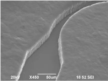 圖8 注塑工藝優(yōu)化SEM圖