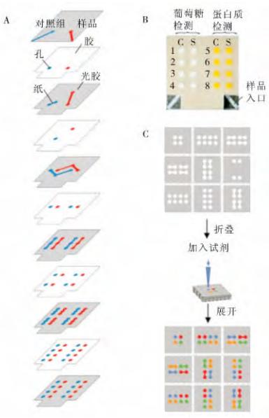 圖43D紙芯片示意圖
