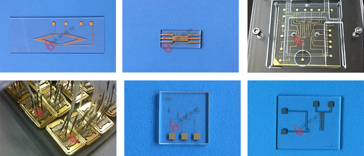 gold-plated / electrode chip