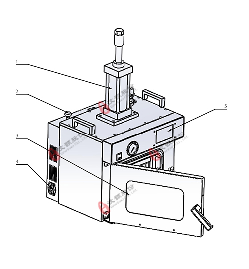 WH-2000B 真空熱壓鍵合機示意圖1